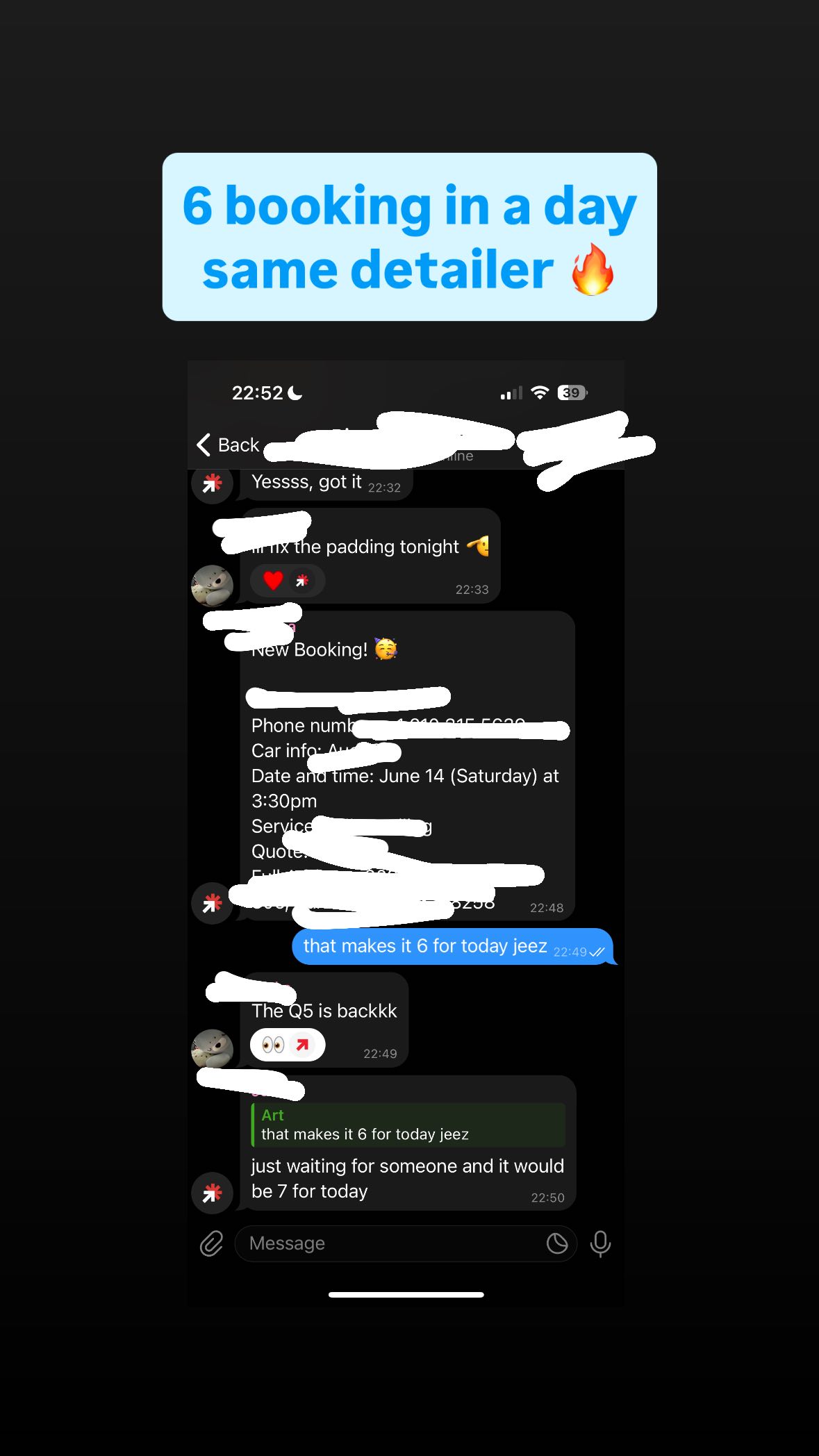 Client result