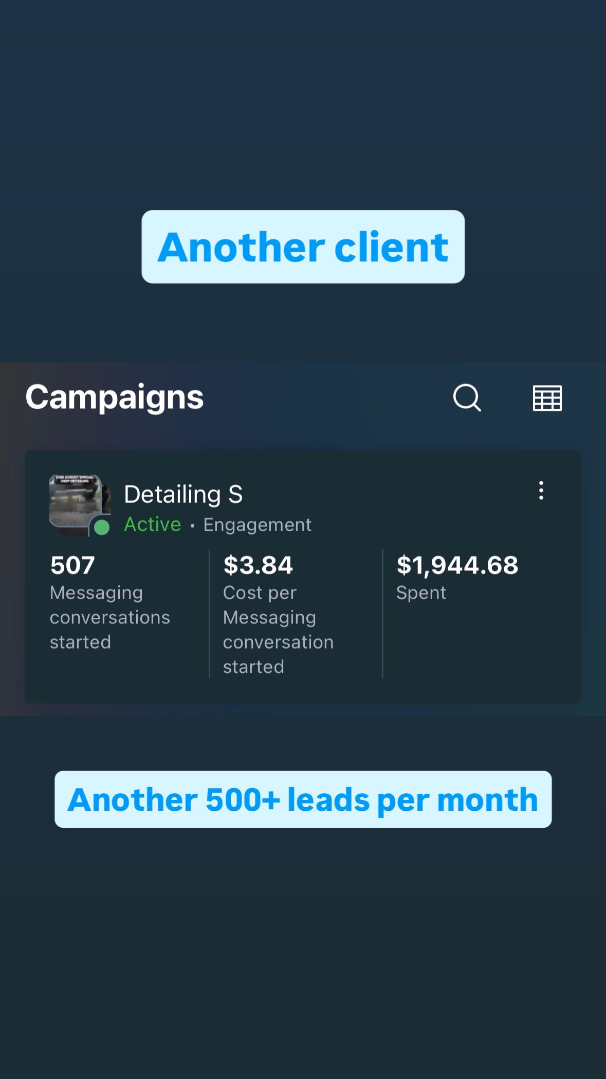Client result